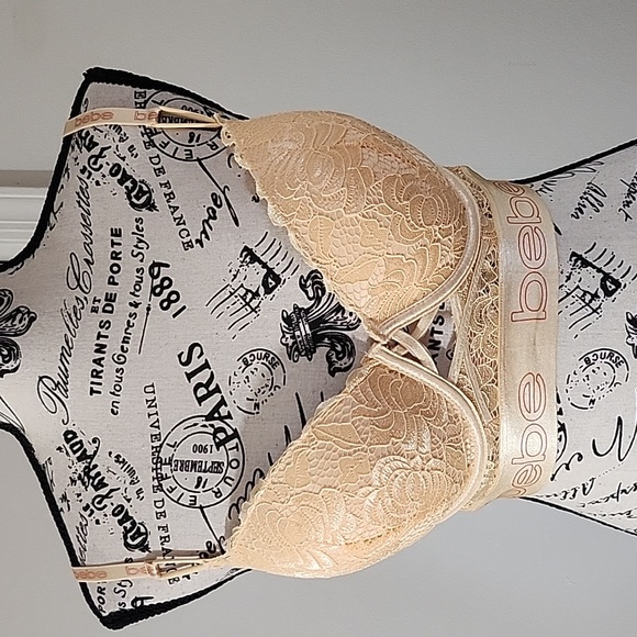 bebe | Intimates & Sleepwear | Bebe Nude Lace Bra | Poshmark